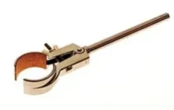 Pinza in Acciaio con gambo libero branche tonde Apertura 40 mm