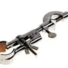 Pinza in Acciaio con morsetto a branche tonde Apertura 30 mm
