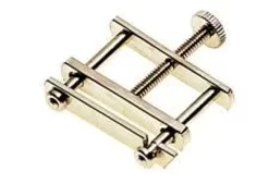 Pinza in Ottone Nichelato di Hoffman Apertura 20 mm
