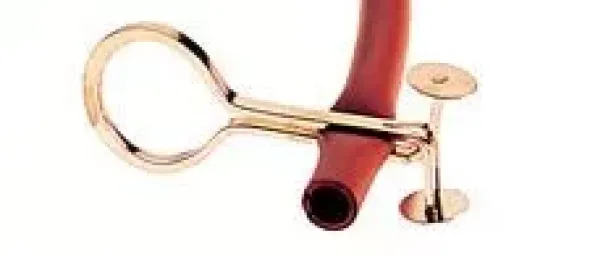 Pinza in Ottone Nichelato di Mohr 60 mm