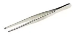 Pinzetta in Acciaio con punte diritte a dente di topo 125 mm