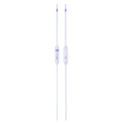 Pipette tarate, classe AS, 15 ml, vetro, 1 tratto, graduazione blu