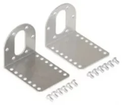 Pololu Stamped Aluminum L-Bracket Pair for 37D mm Metal Gearmotors