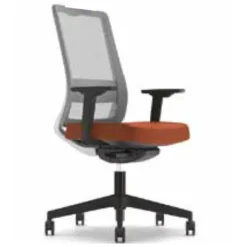Poltroncina con braccioli E Schienale in rete colore nero