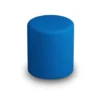 POUF CIRCOLARE DIAM. 42 ALT. 46 CM - BLU - ECOPELLE IGNIFUGA