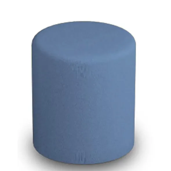 POUF CIRCOLARE DIAM. 42 ALT. 46 CM - VIOLA - ECOPELLE IGNIFUGA