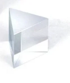 Prisma di vetro flint, 60°, 30 mm x 30 mm