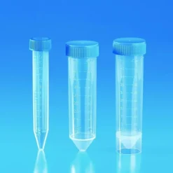 Provette coniche in PP 50 ml graduate c/tappo - 100 pezzi