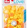 Prym Color Snap Love Bottoni a Pressione Gialli 30 pz