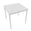 Quadro grande - tavolo quadrato con bocola destra color Latte - 80X80X76h cm