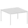 Quadro maxi - tavolo quadrato color Latte - 130x130x71H cm