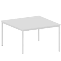 Quadro maxi - tavolo quadrato color Latte - 130x130x71H cm