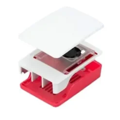 Raspberry Pi Case for Pi 5 Red/White