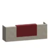 Reception lineare - 326x88x116,5