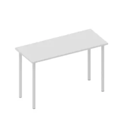 Rettangolo mini - tavolo rettangolare color Latte - 120x50x71H cm