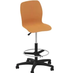 Rolly grande zucca - sgabello regolabile in altezza 55-81H cm