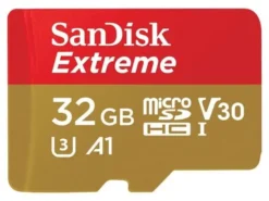 SanDisk Extreme - Scheda di memoria flash (adattatore microSDHC per SD in dotazione)
