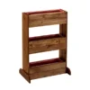 Scaffale diritto per orto in legno 71x43x103h cm