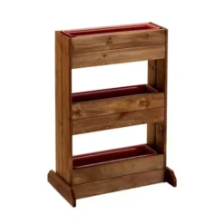 Scaffale diritto per orto in legno 71x43x103h cm