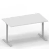 Scrivania Idea+ con gamba a T - 160x80x76h cm - BIANCO
