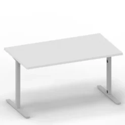 Scrivania Idea+ con gamba a T - 160x80x76h cm - BIANCO