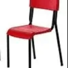 Sedia alunni in polipropilene SARA35 h 42 cm - ROSSO - telaio Nero