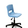 Sedia girevole fissa Postura Plus Task chair - POWDER BLUE