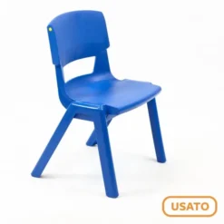 Sedia Postura Plus H43 cm - Ink Blue - USATO
