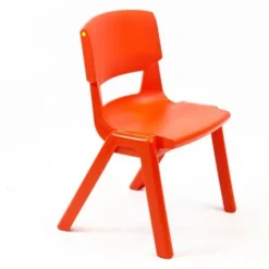 Sedia Postura Plus H38 cm - Rosso papavero