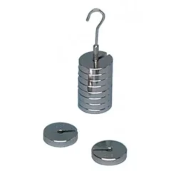 Serie di 9 masse da 100 g c/piattello