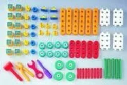 Set costruzioni plasto-meccano