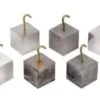 Set di sei cubi di uguale volume