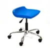 Sgabello basso su ruote Postura Plus (base cromata) - INK BLUE