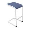 Sgabello color BLU 41x50x76/80Hcm