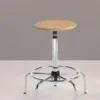 Sgabello disegnatore con tondello H62/74cm - senza schienale