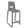 Sgabello Postura Plus H61 cm - Hight Back iron grey