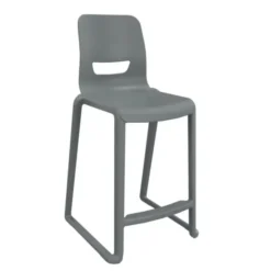 Sgabello Postura Plus H61 cm - Hight Back iron grey