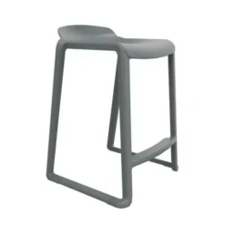 Sgabello Postura Plus H61 cm - Low Back iron grey