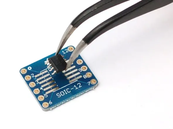 SMT Breakout PCB for SOIC-12 or TSSOP-12 6 Pack!