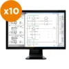 Software di automazione AW-SYS e Autoware Ladder Tool - 10pack