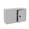 Sopralzo porte battenti, 1 ripiano, cm 100x45x88h - GRIGIO