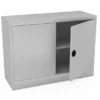 Sopralzo porte battenti, 1 ripiano, cm 120x45x88h - GRIGIO