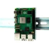 Staffa a clip per guida DIN Raspberry Pi