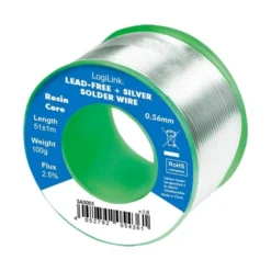 Stagno in Rotolo per Saldatura Senza Piombo Argento Rame 0,56 mm 100g