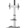 Supporto a Pavimento con Mensola Trolley TV LCD/LED/Plasma 37-70''