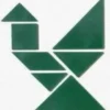 4 tangram in materiale acrilico (28 pezzi)