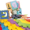 Tappeto Puzzle Maxi in Eva Lettere e Numeri 26 pz