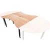 Tavoli tinkering e Maker Space - 2 rettangoli con onda H72 cm