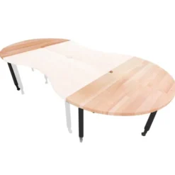 Tavoli tinkering e Maker Space - 2 semicerchi H76cm