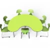 Tavolo collaborativo a ferro di cavallo 180x120x72h - LIME